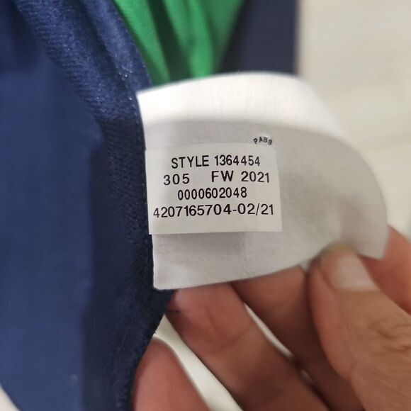 Notre Dame Under Armour FULL Zipper Jacket SZ LARGE WOMENS Green/Blue - Picture 7 of 8